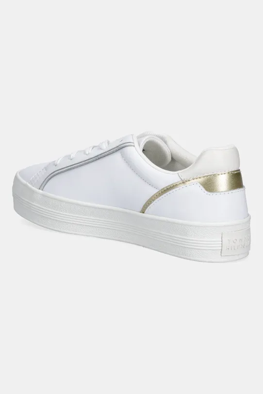 Obuwie Tommy Hilfiger sneakersy skórzane ESSENTIAL VULC SNEAKER FW0FW08757 biały