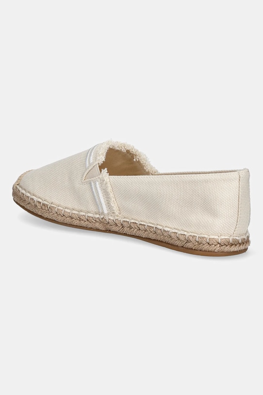 Boty Espadrilky Tommy Hilfiger FRINGE CANVAS CLOSED ESPADRILLE FW0FW08881 béžová