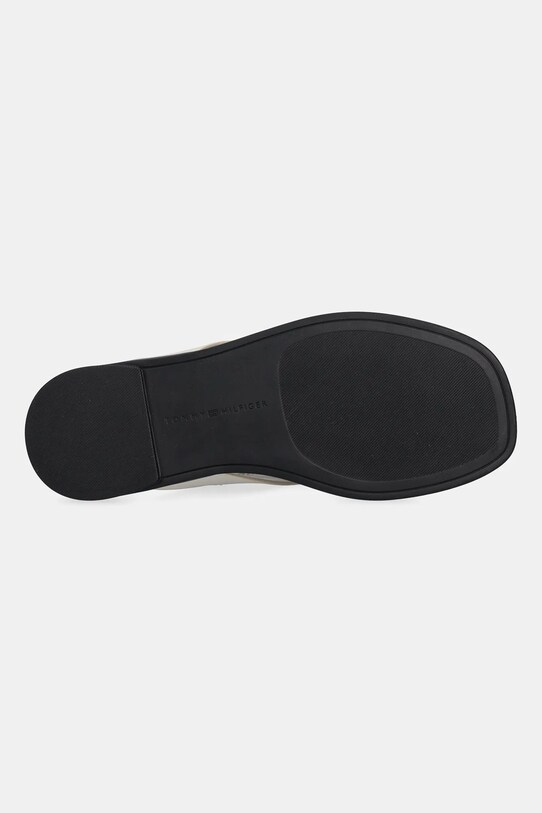 Tommy Hilfiger sandały skórzane COLOR BLOCK THONG FLAT SANDAL FW0FW08883 beżowy