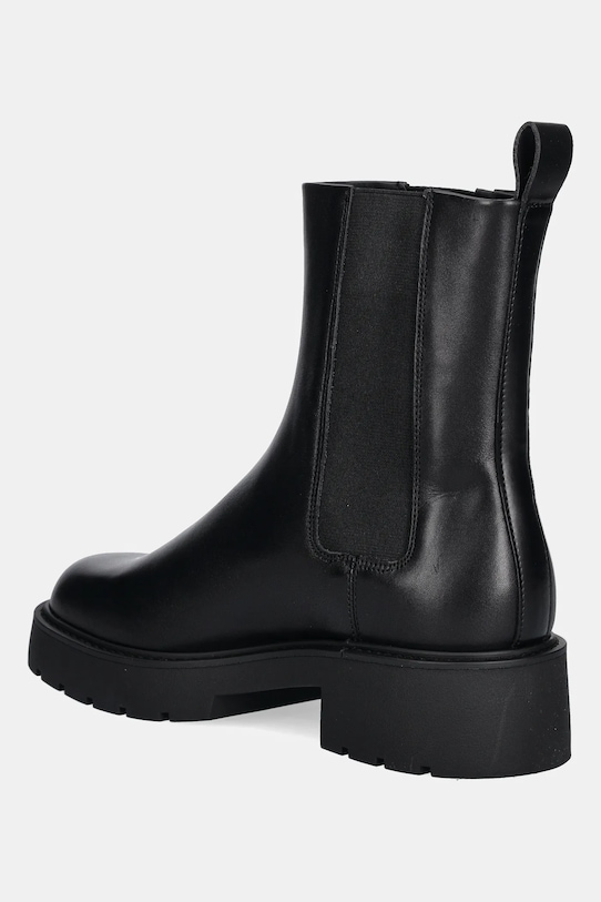 Obuwie Calvin Klein Jeans sztyblety skórzane COMBAT MID CHELSEA BOOT HW LTH YW0YW01869 czarny