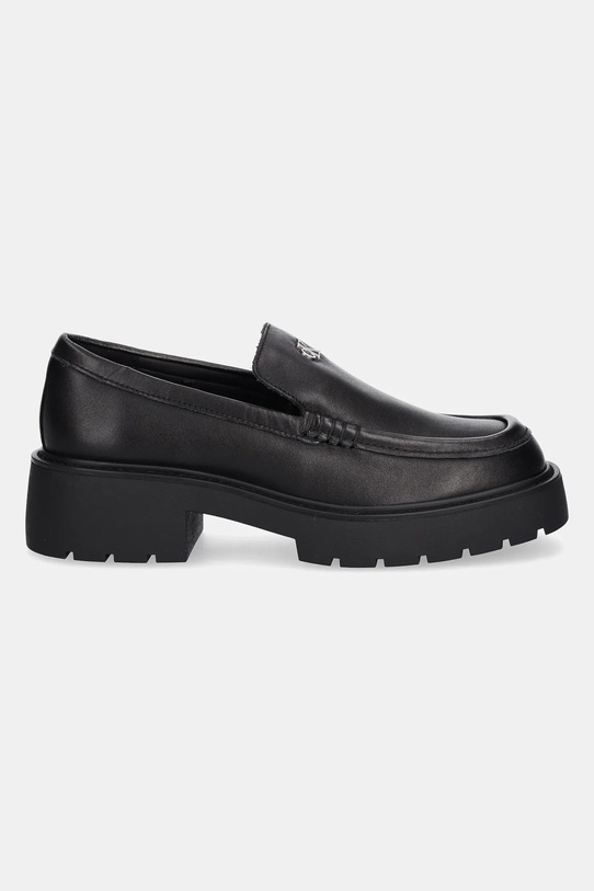 Mokasini Calvin Klein Jeans COMBAT LOAFER HW LTH YW0YW01862 črna AW25