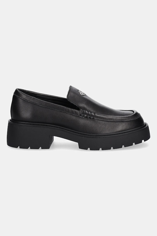 Μοκασίνια Calvin Klein Jeans COMBAT LOAFER HW LTH YW0YW01862 μαύρο AW25
