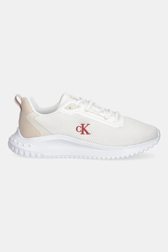 Tenisky Calvin Klein Jeans EVA RUNNER L-UP MIX MESH LOGO CK YW0YW01851 biela AW25