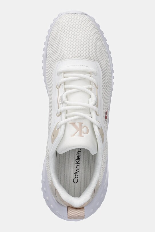 Tenisky Calvin Klein Jeans EVA RUNNER L-UP MIX MESH LOGO CK biela YW0YW01851