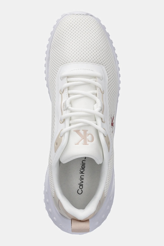 Calvin Klein Jeans sneakersy EVA RUNNER L-UP MIX MESH LOGO CK biały YW0YW01851