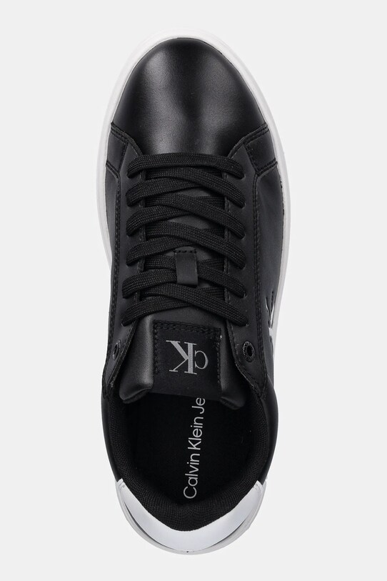 Calvin Klein Jeans sneakers BOLD FLATF LOW LACE LTH negru YW0YW01878