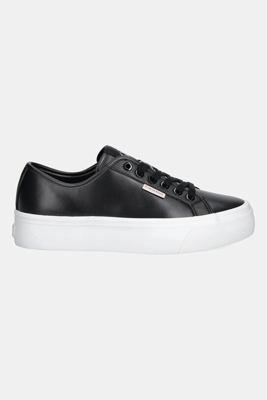 Tenisky Calvin Klein Jeans VULC FLATFORM LTH YW0YW01886 černá AW25