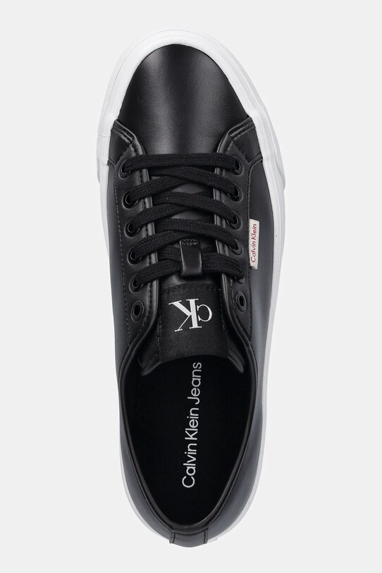 Calvin Klein Jeans sneakers VULC FLATFORM LTH negru YW0YW01886