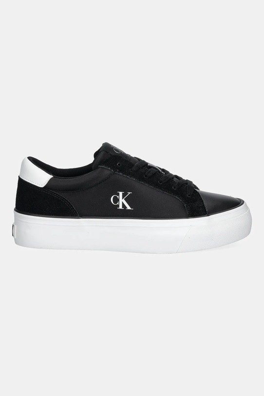 Calvin Klein Jeans sneakersy VULC FLATFORM MG NYLON MIX YW0YW01896 czarny AW25