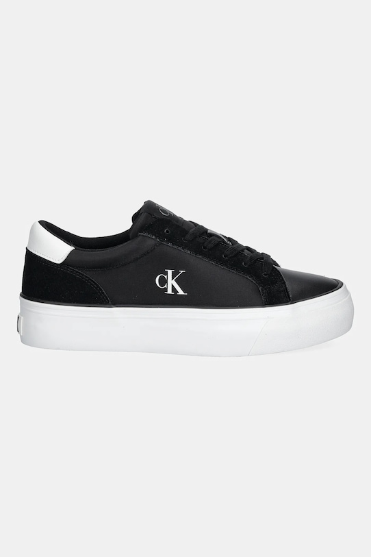 Calvin Klein Jeans sneakersy VULC FLATFORM MG NYLON MIX YW0YW01896 czarny AW25