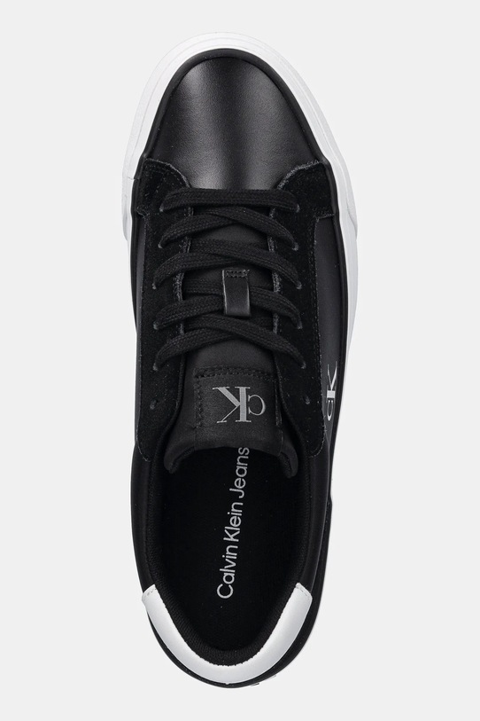 Calvin Klein Jeans sneakersy VULC FLATFORM MG NYLON MIX czarny YW0YW01896
