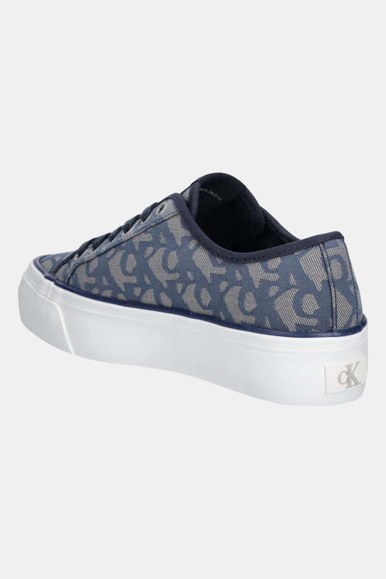 Obuwie Calvin Klein Jeans sneakersy VULC FLATF JACQUARD AOP YW0YW01965 granatowy