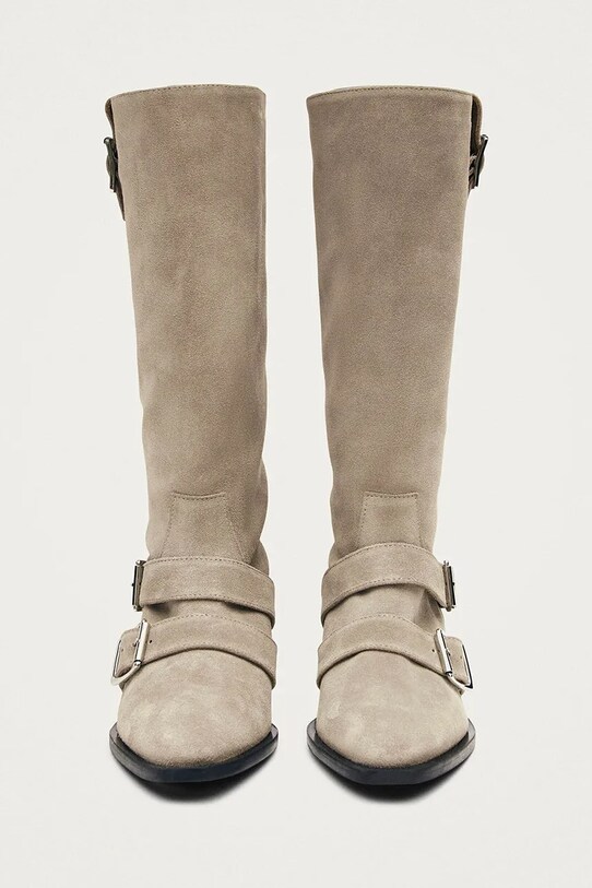 Obuwie Alohas kozaki zamszowe Ryder S100851.01 beżowy