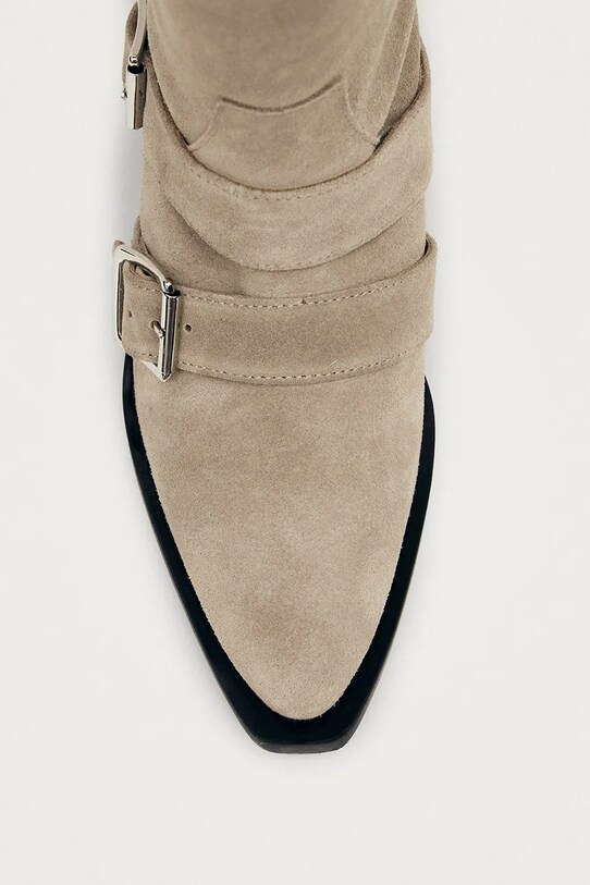 Alohas kozaki zamszowe Ryder beżowy S100851.01