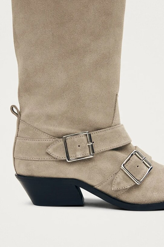 Alohas kozaki zamszowe Ryder S100851.01 beżowy