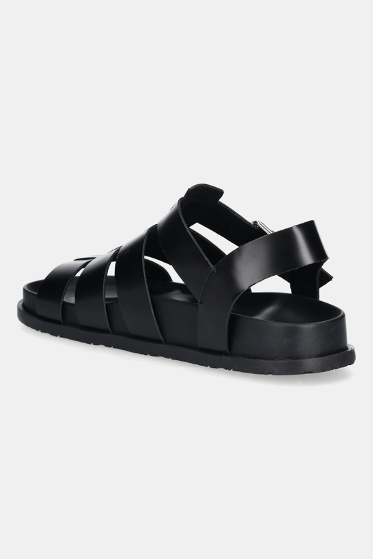 Παπούτσια Δερμάτινα σανδάλια Tommy Jeans TJW FISHERMAN PATENT SANDAL EN0EN02874 μαύρο