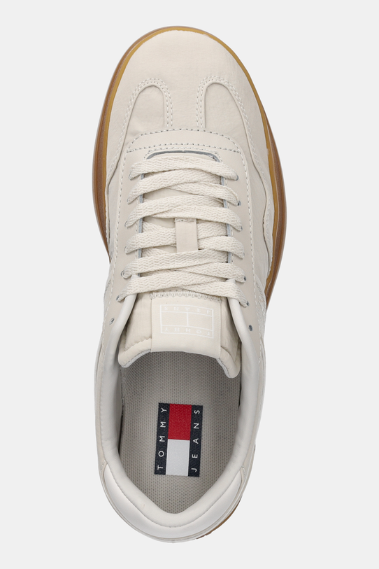 Tenisky Tommy Jeans THE GREENWICH TEXTILE béžová EN0EN02805
