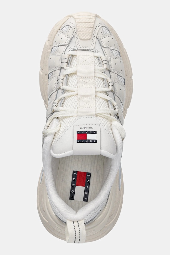 Кожаные кроссовки Tommy Jeans ARCHIVE '95 бежевый EN0EN02865