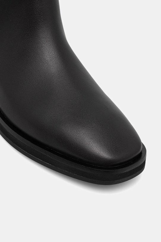 Kožené čižmy Calvin Klein FORMAL UTK BOOT LTH hnedá HW0HW02599
