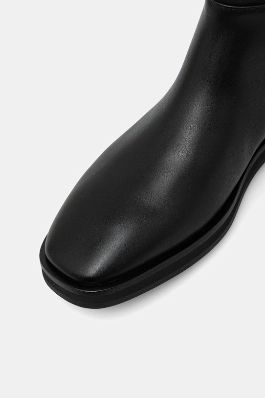 Кожаные сапоги Calvin Klein FORMAL UTK BOOT LTH чёрный HW0HW02599