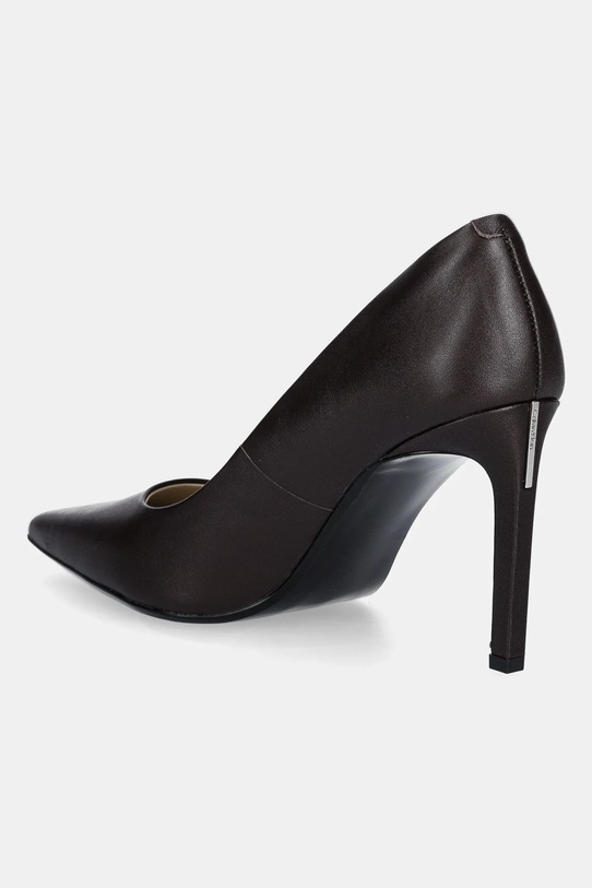 Boty Kožené lodičky Calvin Klein ESS STILETTO 90 HW0HW02608 burgundské