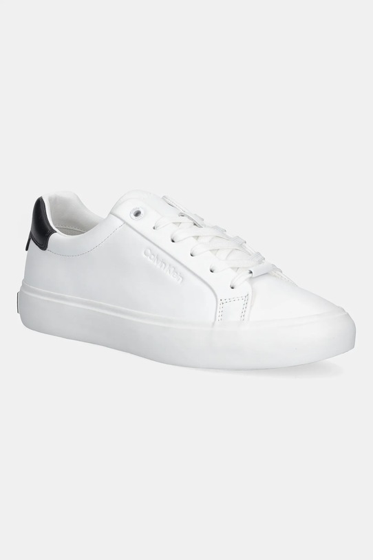 Kožené tenisky Calvin Klein LACE-UP SNEAKER LTH CK iný biela HW0HW02673