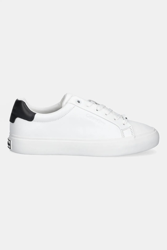 Kožené tenisky Calvin Klein LACE-UP SNEAKER LTH CK HW0HW02673 biela AW25