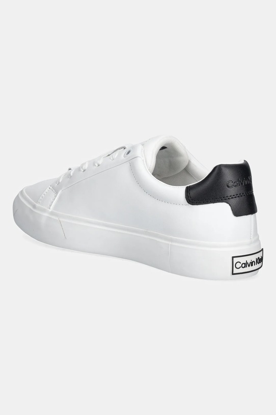 Obuv Kožené tenisky Calvin Klein LACE-UP SNEAKER LTH CK HW0HW02673 biela