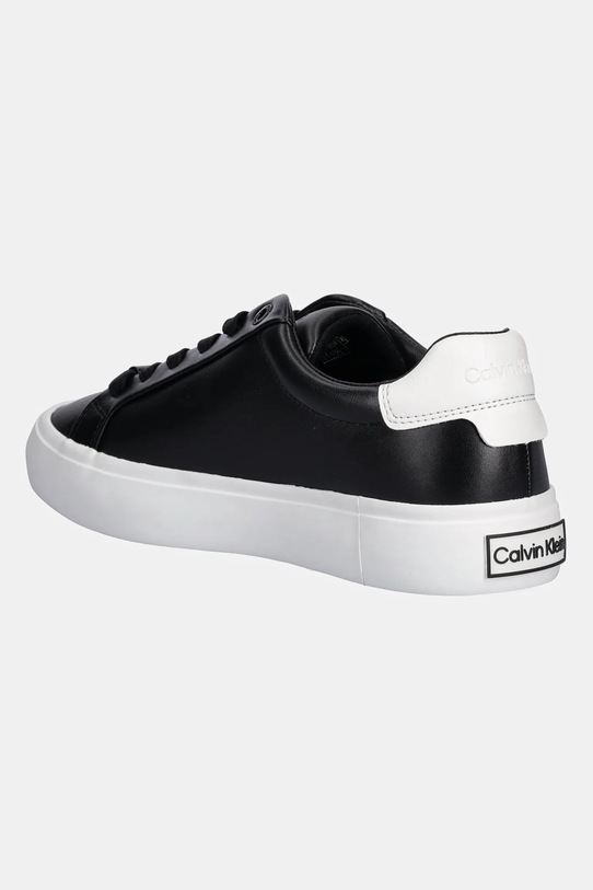 Obuwie Calvin Klein sneakersy skórzane LACE-UP SNEAKER LTH CK HW0HW02673 czarny