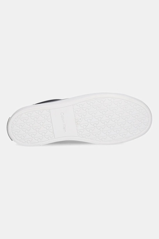 Calvin Klein sneakersy skórzane LACE-UP SNEAKER LTH CK HW0HW02673 czarny