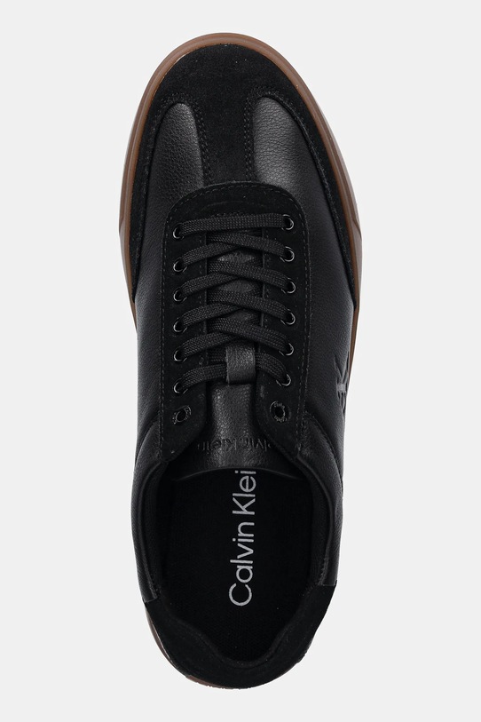 Tenisky Calvin Klein LOW PRO CUPS LTH MIX MG černá HW0HW02825