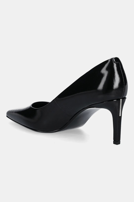 Boty Kožené lodičky Calvin Klein ESS STILETTO 70 SHINY LTH HW0HW02828 černá