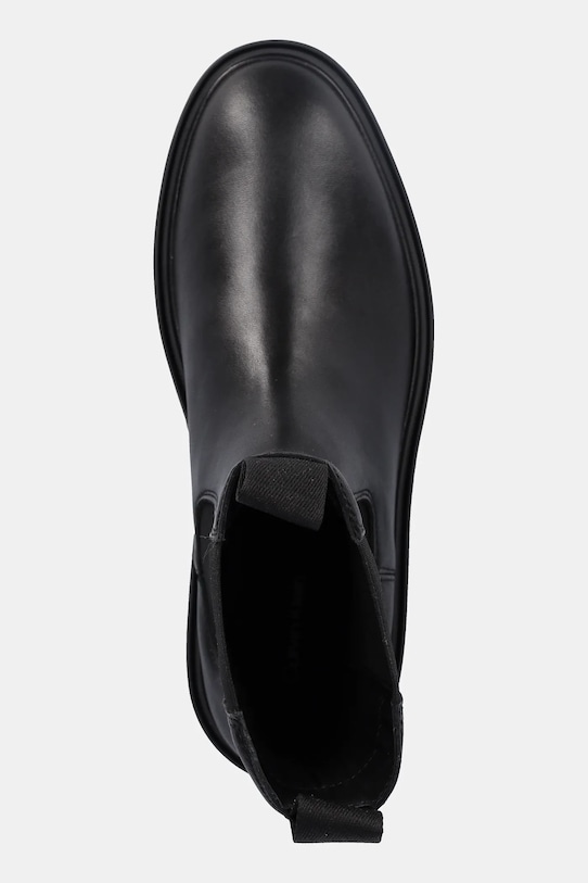 Кожаные полусапоги Calvin Klein CONVATE WELT CHELSEA LTH чёрный YW0YW01905