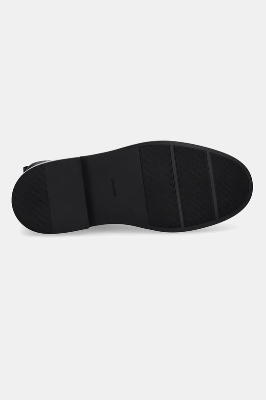 Kožené kotníkové boty Calvin Klein CONVATE WELT CHELSEA LTH YW0YW01905 černá