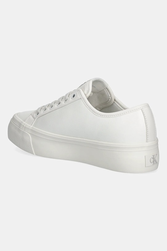 Παπούτσια Αθλητικά Calvin Klein VULC FLATF LACE UP LTH CK YW0YW01932 λευκό
