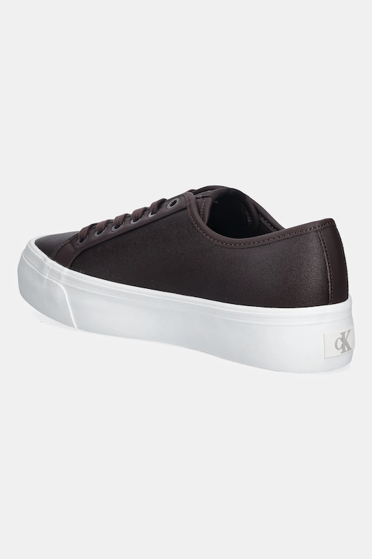Взуття Кросівки Calvin Klein VULC FLATF LACE UP LTH CK YW0YW01932 коричневий