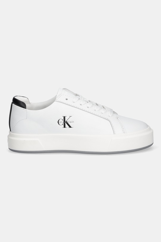 Calvin Klein sneakersy BASKET LACE UP LTH ML YW0YW01945 biały AW25