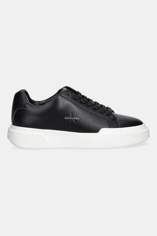 Δερμάτινα αθλητικά παπούτσια Calvin Klein CHUNKY CUPSOLE LACEUP LTH YW0YW01947 μαύρο AW25