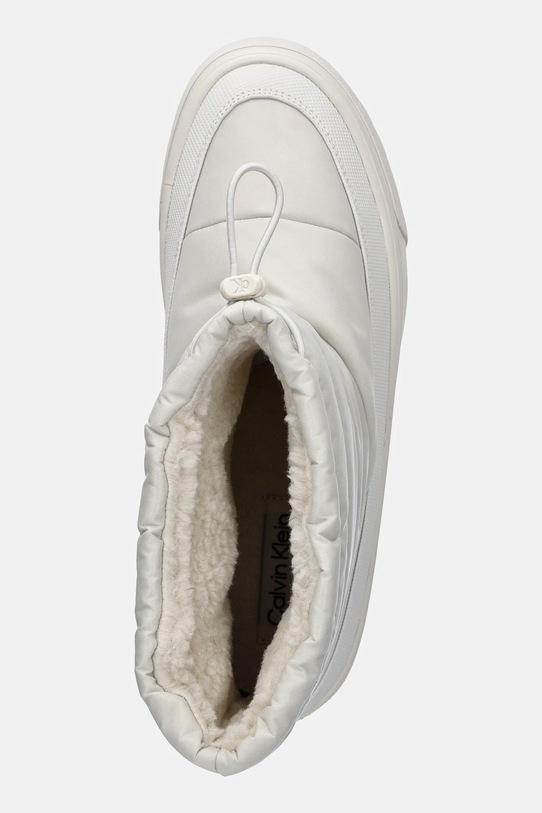 Μπότες χιονιού Calvin Klein VULC FLATF SNOWBOOT NYLON λευκό YW0YW01977