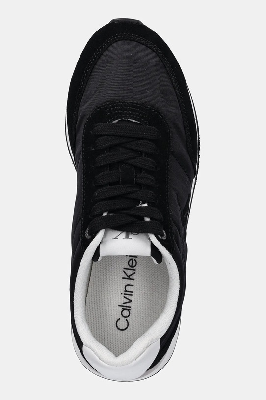 Αθλητικά Calvin Klein RETRO RUNNER LACE UP NYLON MG μαύρο YW0YW01990