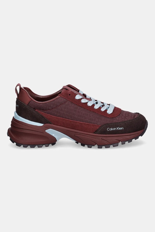 Αθλητικά Calvin Klein HIKE RUNNER CASUAL NY-SU AOP YW0YW01995 μπορντό AW25