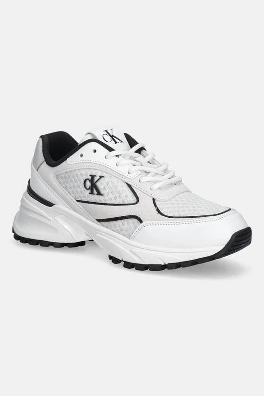 Кроссовки Calvin Klein HIKE RUNNER MESH MIX MET MG кожа белый YW0YW02009