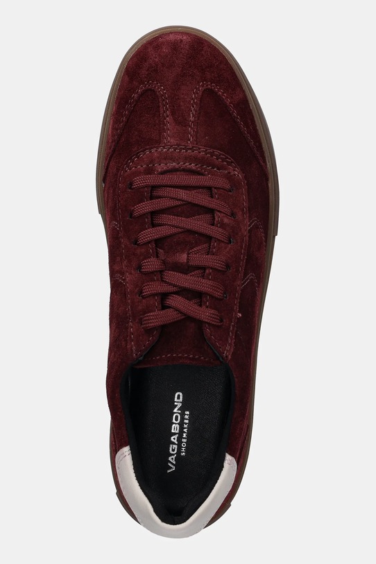 Vagabond Shoemakers sneakers din piele întoarsă CODY burgundia 5944.149.38