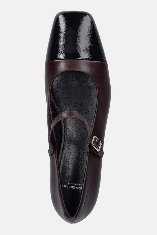Vagabond Shoemakers czółenka skórzane DEBBI bordowy 5918.002.85