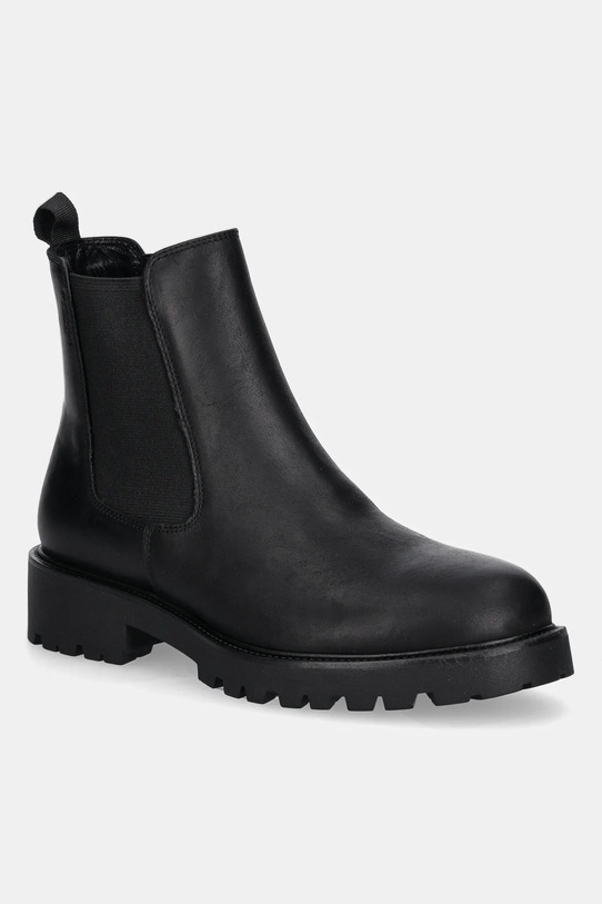 Δερμάτινες μπότες τσέλσι Vagabond Shoemakers KENOVA φλατ μαύρο 6041.009.21