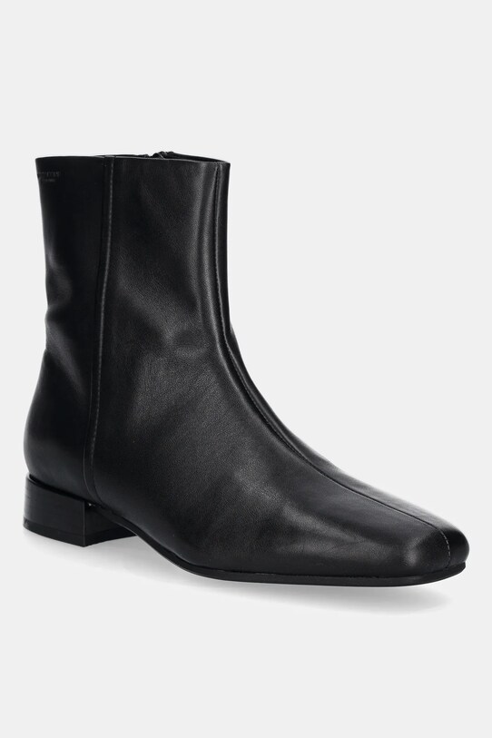 Kožené kotníkové boty Vagabond Shoemakers MONA nezateplené černá 5955.001.20