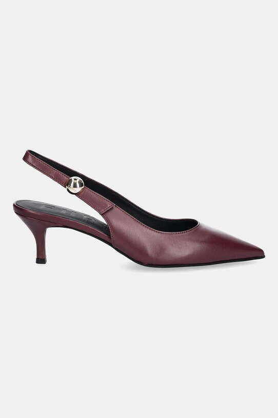 Furla szpilki skórzane Sfera Slingback YJ07SFE.X30000.26700 fioletowy AW25