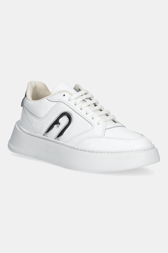 Furla sneakersy skórzane Lace-Up Sneaker platforma biały YJ92SPT.A.0203.Q1700