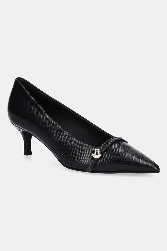 Furla szpilki skórzane Sfera Decollete 5-8 cm czarny YJ62SFE.BX4035.O6000