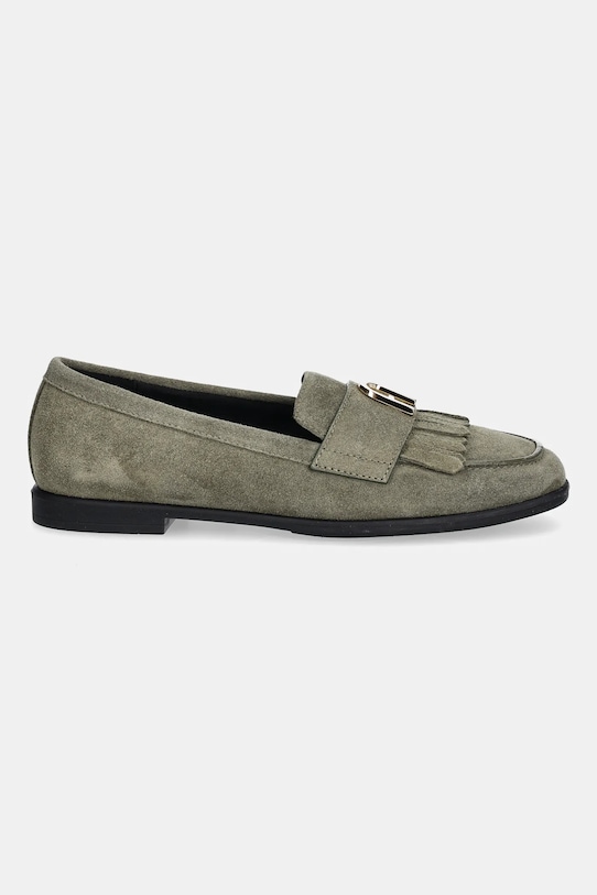 Furla velúr mokaszin Chic Loafer YJ74HIC.Y61000.2810S zöld AW25